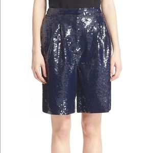 Tibi Sequin Shorts